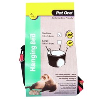 Small Animal Medium Hanging Bed for Ferrets & Rats 18cm x 14cm by Pet One