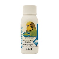 Vetafarm 50ml Avimec for Budgies - Treat Scaly Face Mite in Budgerigars