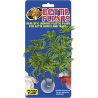 Papaya Betta Fish Plastic Siamese Fighting Fish Plant by Zoo Med