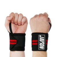 Wrist Wraps for Weightlifting 18-Inch with Thumb Loop Suitable for Professional Strength Training CrossFit Powerlifting Bodybuilding Gym and Workouts Wrist Strap for Men and Women by Javson