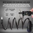 Buy 1.2m 2 Keys Bicycle Lock Bike Cable Locks Motorcycle Lock Mounting ...