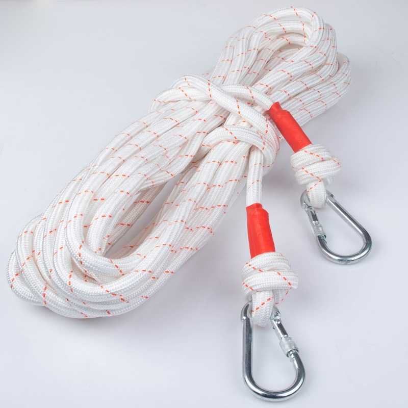 Buy 16mm 20m Safety Climbing Rope Nylon Rock Static Outdoor Boat Anchor ...