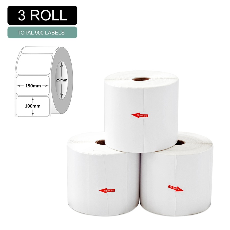 Buy 3 rolls 100x150mm 4x6 900 Labels Shipping Label Fastway eParcel