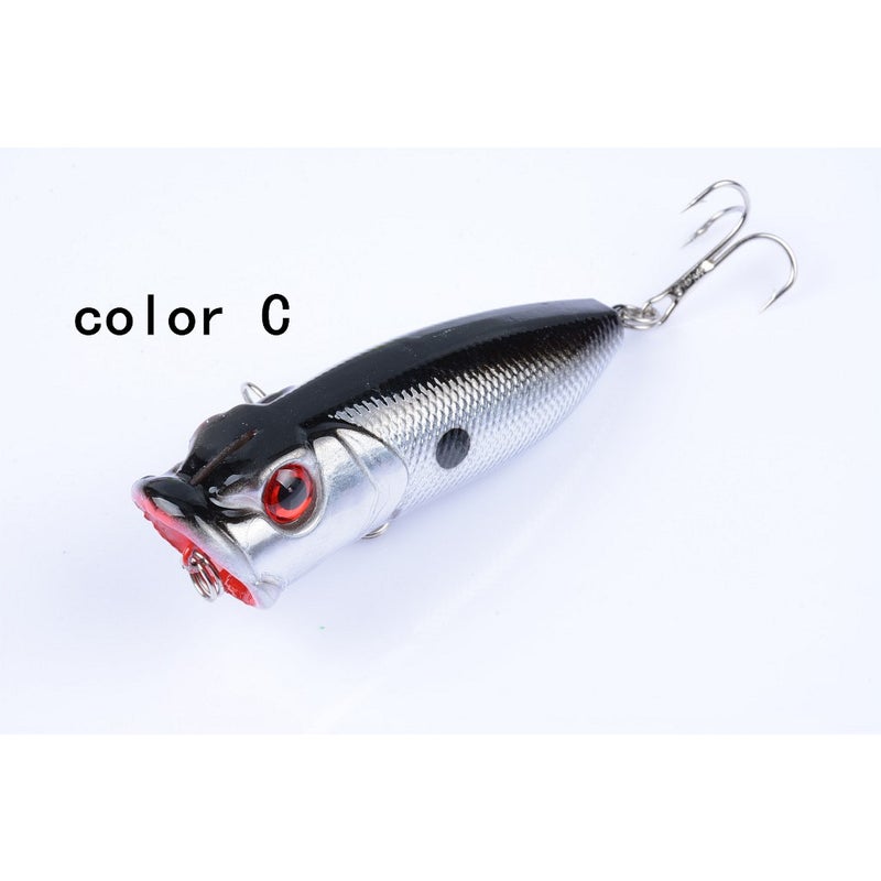Buy 5X 6.5cm Popper Poppers Fishing Lure Lures Surface Tackle Fresh  Saltwater - MyDeal