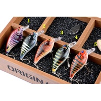 5x 7cm Popper Crank Bait Fishing Lure Lures Surface Tackle Saltwater