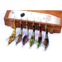 6x 9.5cm Vib Bait Fishing Lure Lures Hook Tackle Saltwater