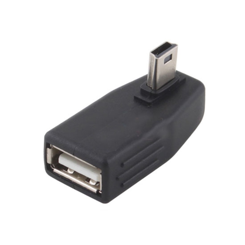 Buy 90 Degree Right Angle Usb 5pin Male To Usb 2.o Female Adapter 