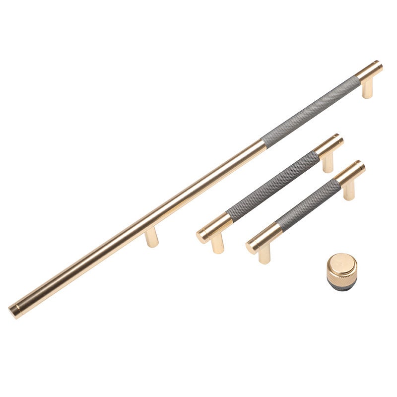 Gold Solid Zinc Modern Design Furniture Kitchen Cabinet Handles Drawer Bar Handle Pull 96mm 128mm 256mm