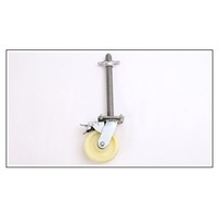 Industrial 150kg 6" Heavy Duty Scaffold Scaffolding Adjustable Caster Wheel