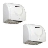 Mywashroom Hand Dryer,2300W Automatic Commercial 304 Stainless Steel powerful-White
