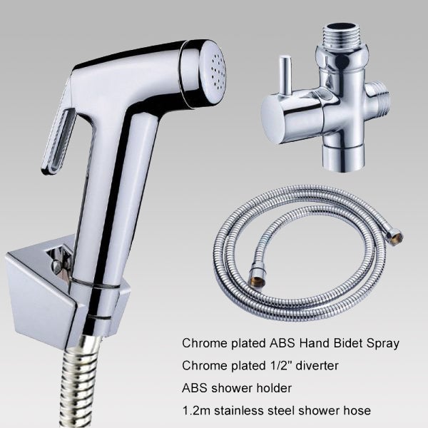 ABS Round Toilet Bidet Spray Diverter Wash Kit