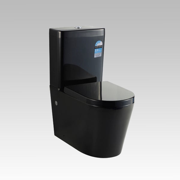 Black Kasey Back to Wall Toilet Suite