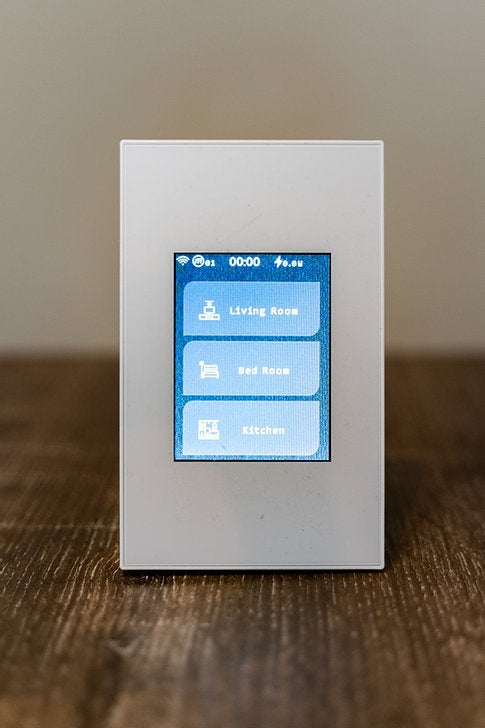 Ctec Smart Light Switch - The Mirror - LCD Touch Screen - 5 in 1 Mesh Wifi - White
