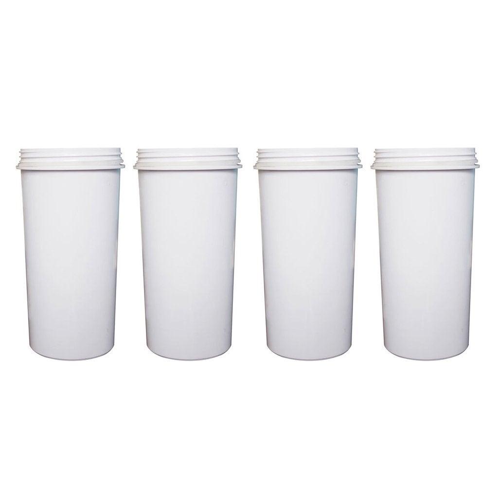 Aimex 8 Stage Water Filter KDF Charcoal Ceramic BPA Free White 4 Pack