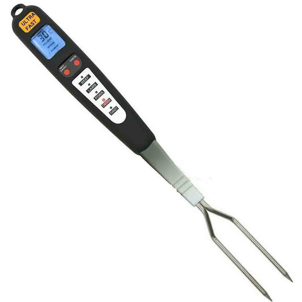 Digital Food Thermometer Probe Temperature Cooking BBQ Meat Fork Beef Turkey