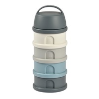 Beaba Formula & Snacks Container - Mineral Grey/Blue