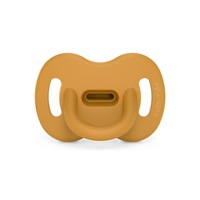 Suavinex Colour Essence All Silicone Soother with SX Pro Physiological Teat - Mustard