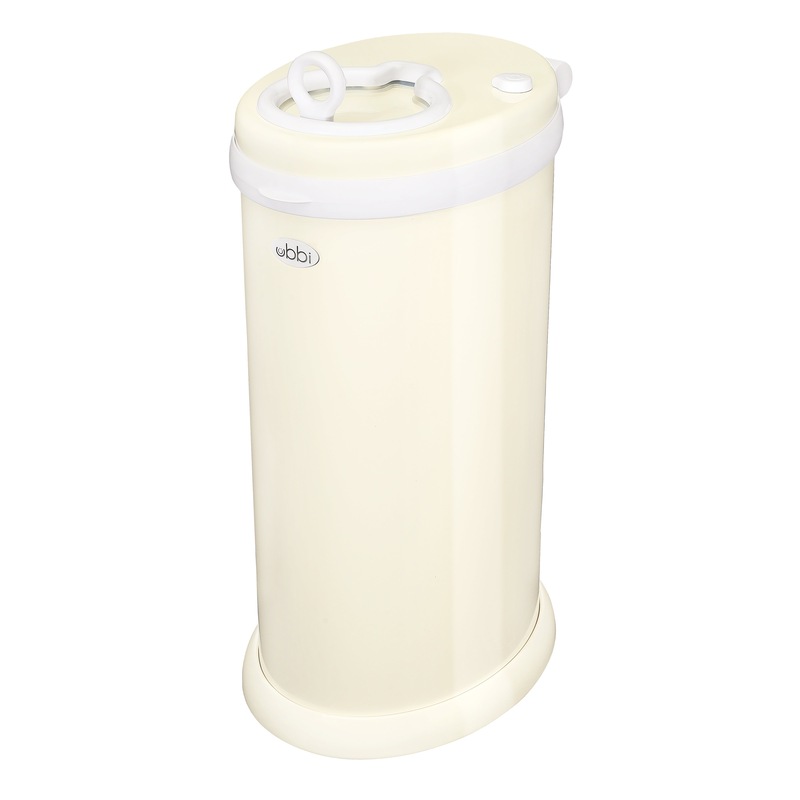 Buy Ubbi Nappy Bin Ivory MyDeal