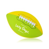 Inflated American Football Toy Game Beach Neoprene Rugby Ball Outdoor Sport Game Green