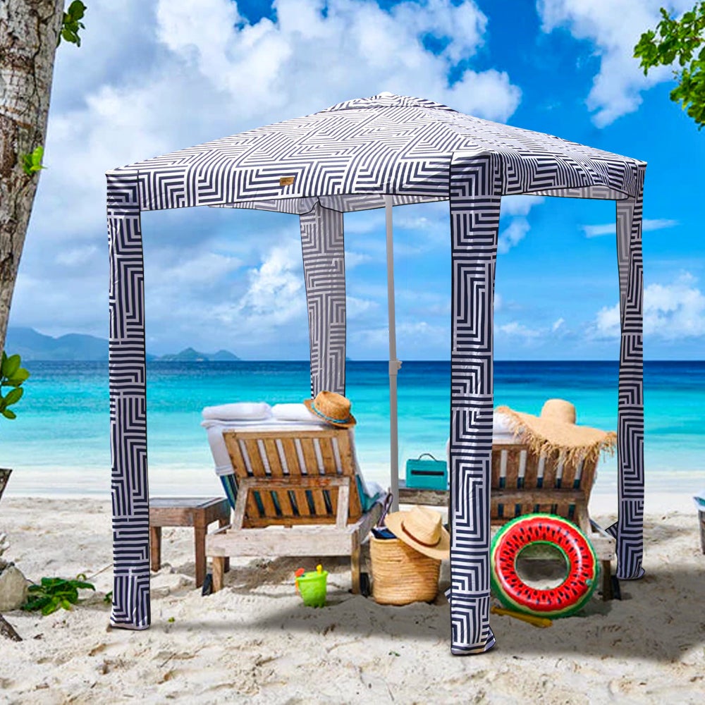 Portable Beach Cabana Tent Sun Shelter 180cm UPF50 with Carry Bag UV Protection Shade Family Beach Outdoor