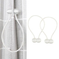 1 or 2 Pairs of Clips Magnetic Ball Home Holdbacks Curtain Tiebacks Tie Backs Buckle