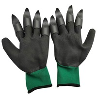 1 Pair of Gardening Gloves With Claws