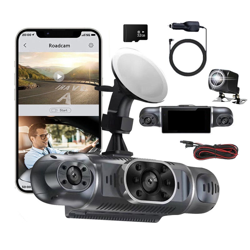 Comprar Dash Cam Front and Rear, Dash Camera for Cars 1080P Full