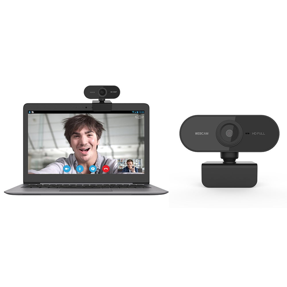 1080P HD Webcam with Microphone Portable Computer Webcam