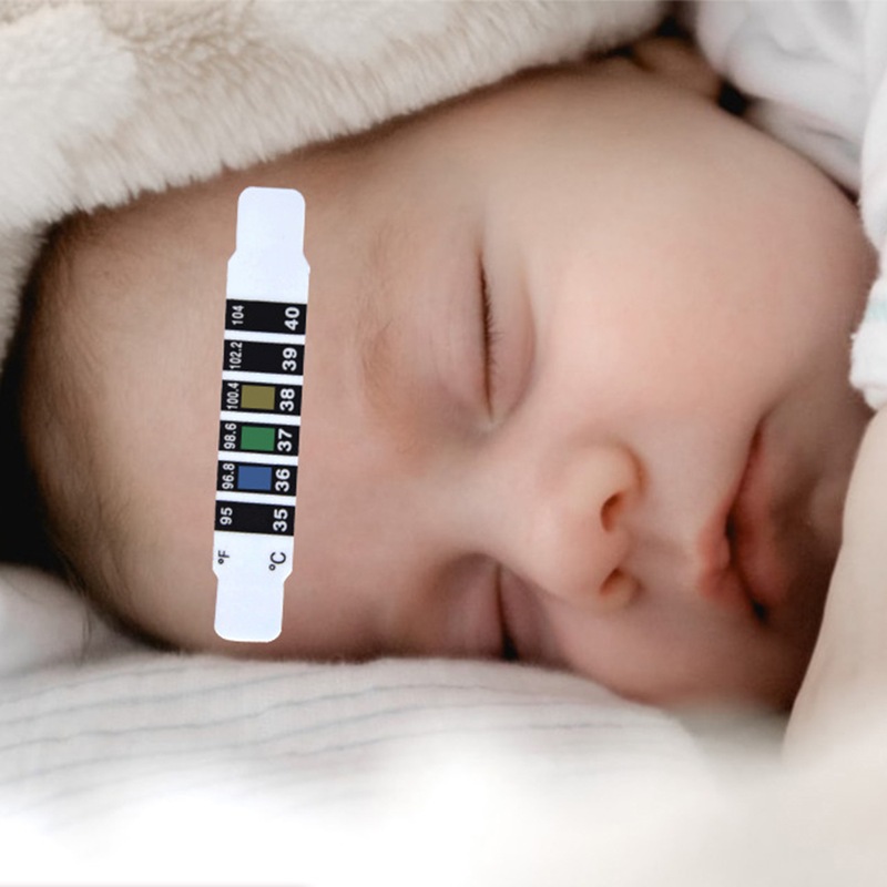 Buy 10pcs Forehead Fever Thermometer Strips Baby Child Adult Body Head