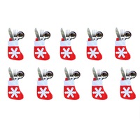 10pcs or 20pcs Cutlery Holder Socks Christmas Tableware Packing Bags Knife and Fork Bags Party Decoration Tableware Holders