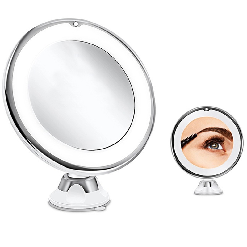 Buy 10X Magnifying Makeup Vanity Mirror with LED Lights MyDeal