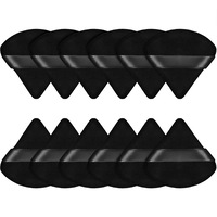 12/24pcs Powder Puff Face Triangle Makeup Puff Powder Foundation Contouring Cosmetic Makeup Tools