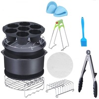 12PCS Set 6inch Air Fryer Accessories for Airfryer 2.5-6.8QT