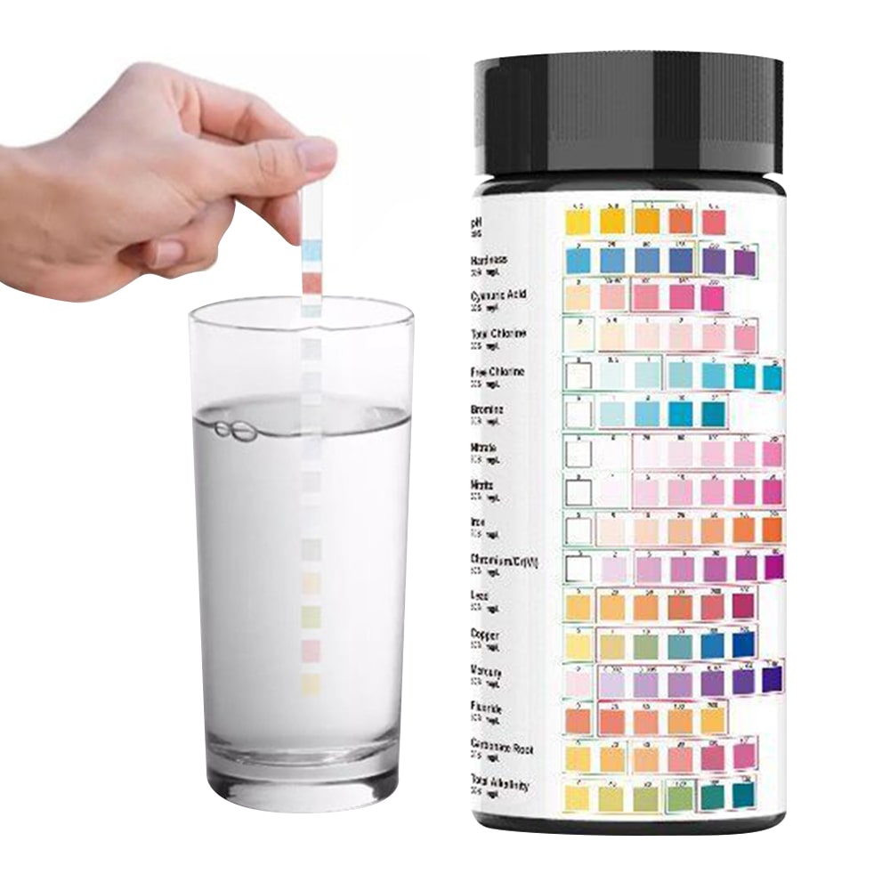 16 in 1 100 Count Pool Water Test Strips Kit Drinking Chemical