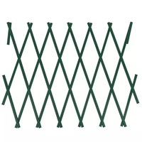 180x30cm Expandable Garden Climbing Plants Support Fence Plastic Trellis Rack Outdoor Wall Decor