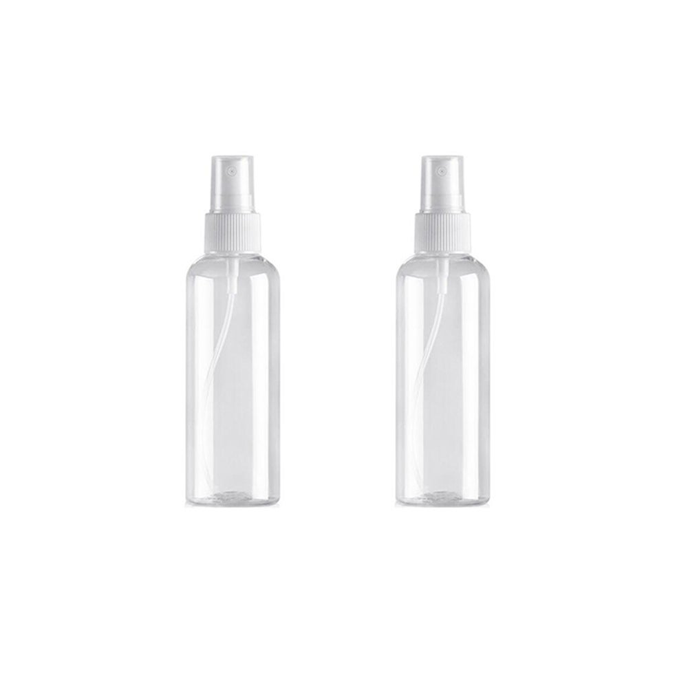 2-4-8Pk 100ml Empty Refillable Plastic Pump Spray Bottles Travel Perfume Atomiser