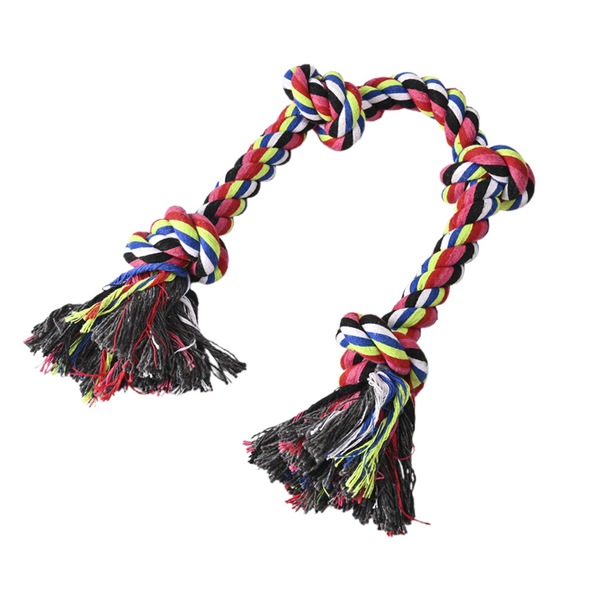 Buy 2 Pack Cotton Rope Dog Toys Durable Tug Chew Ropes for Large Breed ...