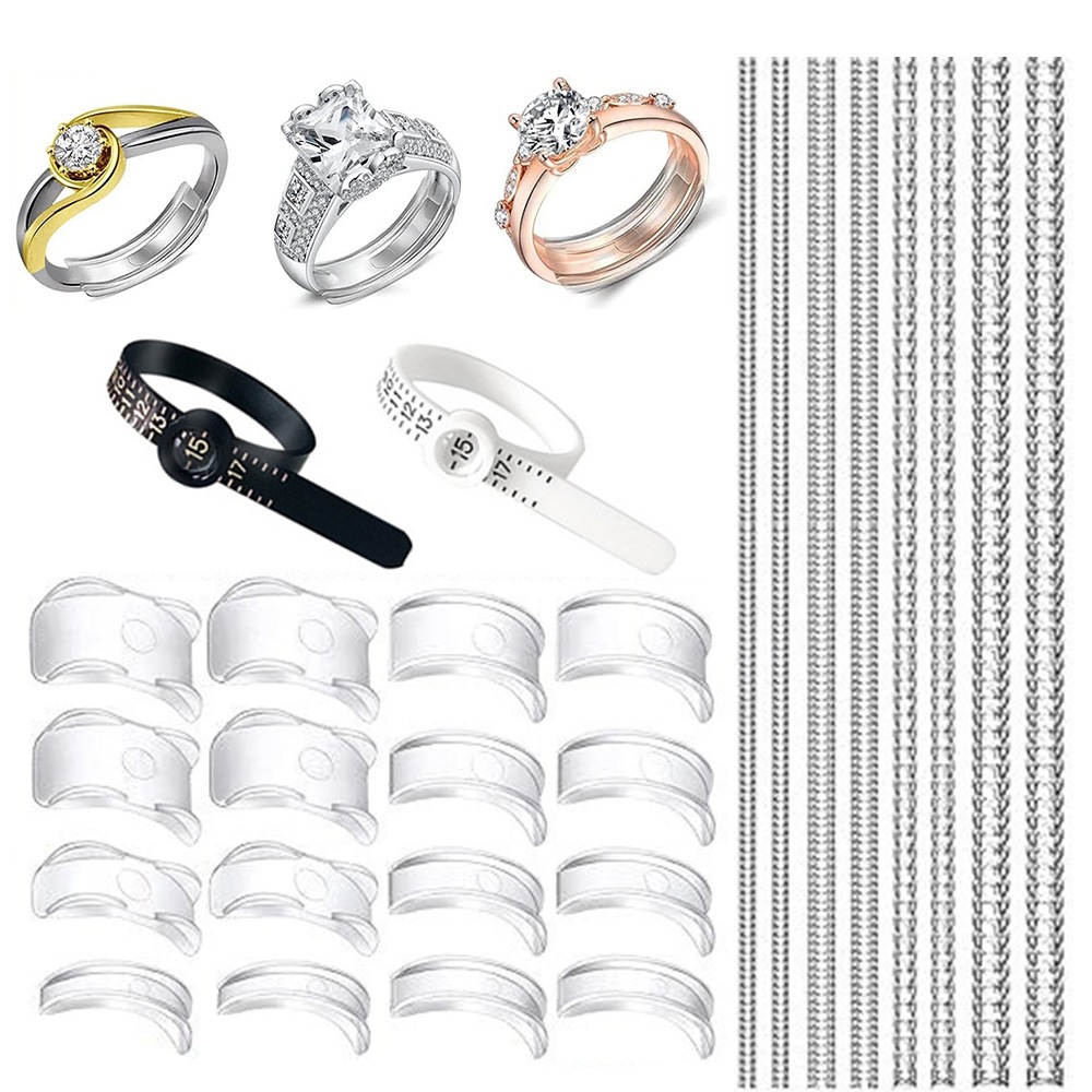 26PCS Ring Size Adjuster For Loose Rings Invisible Ring Guards Spacer Adjuster Australia
