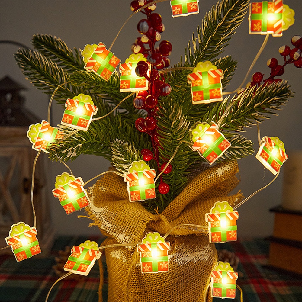 Battery operated outdoor on sale christmas stake lights