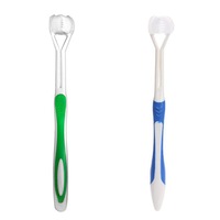 2pcs/4pcs/8pcs 3 Sided Toothbrush for Adults and Kids Children