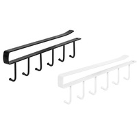 2pcs/4pcs Cup Holder Under Cabinet for Kitchen Mug Hanger Utensil Hook