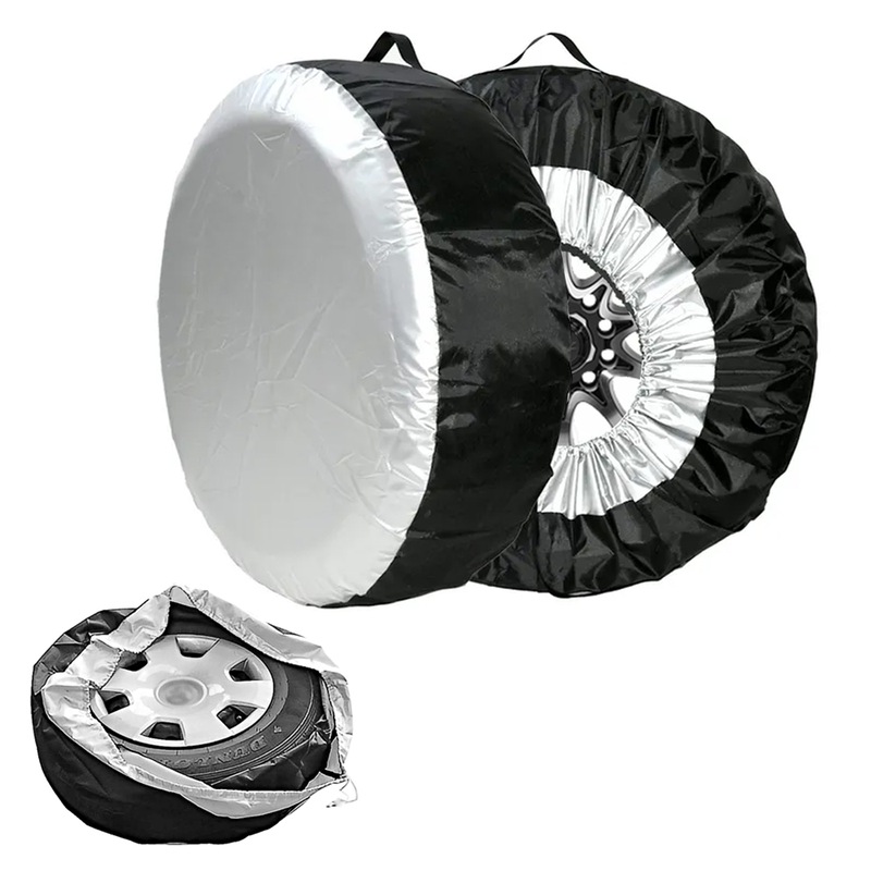 Buy 2Pcs Car Spare Tire Storage Covers Tire Covers for Storage Large