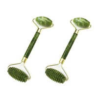 2Pcs or 4Pcs Natural Jade Guasha Face Massage Jade Rollers Beauty Tools