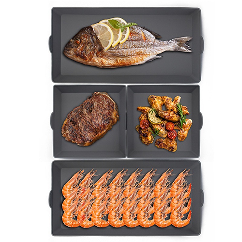 Buy 2Pcs Silicone Sheet Pan Dividers Original Modular Sheet Pan