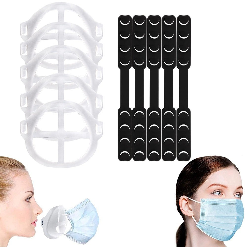 3D Face Masks Brackets with Extender Straps Face Mask Inner Holders