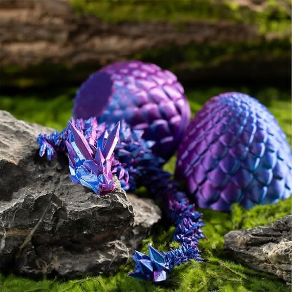【パキスタン産 】ペリドット「Dragon Egg」 3D Printed Dragon Eggs with Dragon Inside Articulated