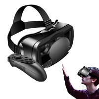 3D VR Smart Glasses Headset Virtual Reality VR Eyeglasses with Bluetooth Remote Control