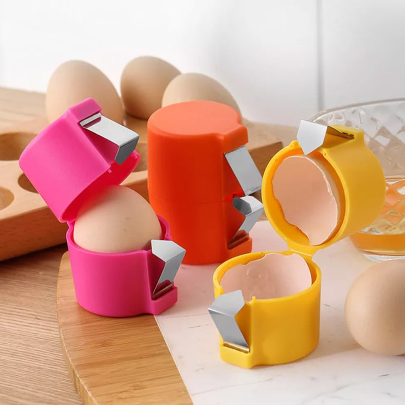 Buy 3Pcs Egg Shell Opener Egg Cracker Tool For Raw Eggs Handheld Eggs  Breaker - MyDeal