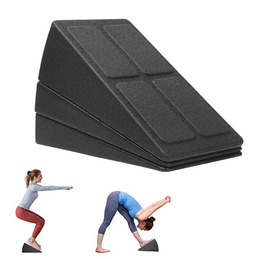 3Pcs Wedge Stretch Slant Squat Board Slanting Yoga Block Exercise Gym Fitness Australia