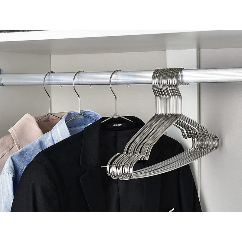 Strong Stainless Steel Metal Wire Hangers Coat Hangers for Clothes